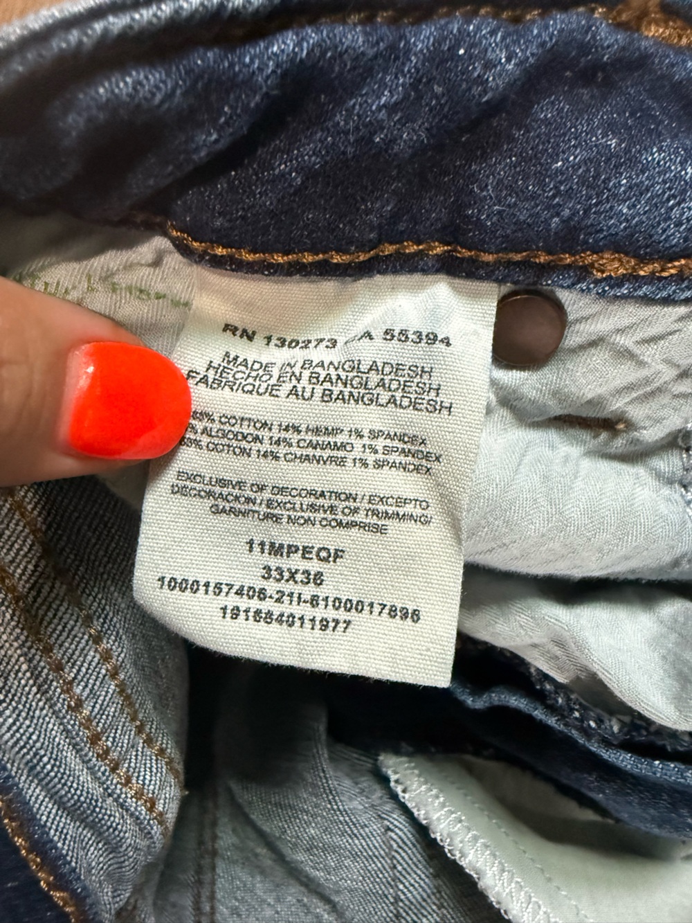 Wrangler High Rise Trousers 33x36 - Picture 7 of 7